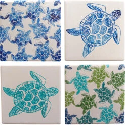 Coasters S/4 Turtle Stencil