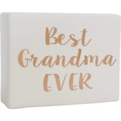 Ceramic Sign Best Grandma