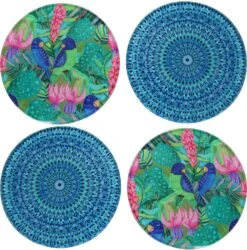 Glass Coaster S/4 Rio