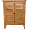 #cabinet 2 Door Louvre Natural