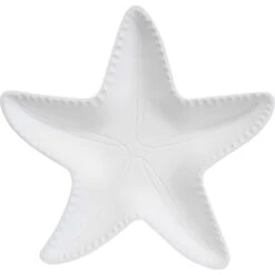 Starfish Plate Lrg White