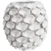 Succulent Vase Shell Med White