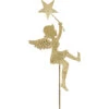 Pot Stake Cherub Gold Star