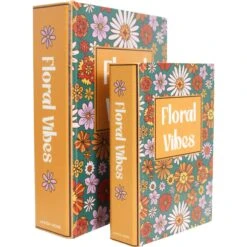 Book Box S/2 Floral Vibes