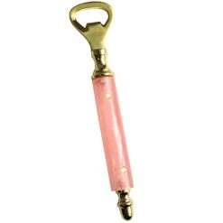 Bottle Opener Pink Marbleised