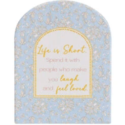 Gift Plaque Laugh Loved