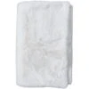 Faux Fur Blanket Ivory White