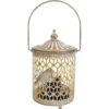 Lantern Led Bird Gold/wash