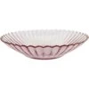 Glass Dish Lge Plum/gold