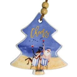 Hang Tree Rudolf And Santa