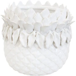 Pineapple Planter/vase Ivory