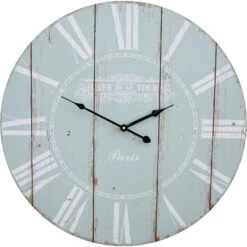 Clock Cafe 58cm Sage