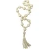 Bead Multi Tassel Loop Natural