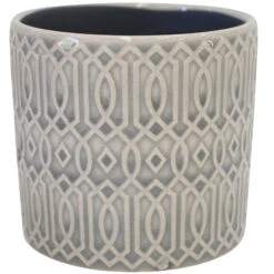 Planter Tribal Grey Sml