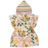 Kids Towel Poncho W/ Bag Lemons