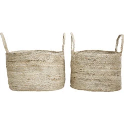 Basket Soft Jute S/2