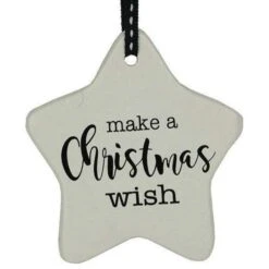 Hanging Star Christmas Wish