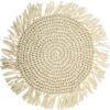 Placemat Raffia Bleach