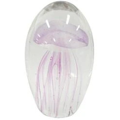 Glass Jellyfish Med Lilac