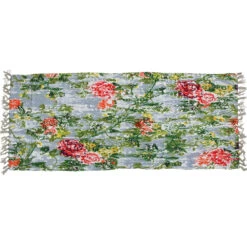 Runner Chenille/wash Floral