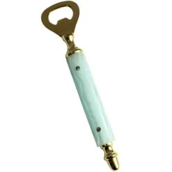 Bottle Opener Blue Marbleised