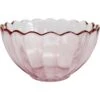 Glass Bowl Plum/gold
