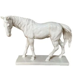 Horse 30cm White