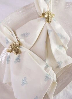 Napkin Bee Blue - Piece -Cozy Homeware Store b4b151ae8933f17f195c1282244f3769 thumb