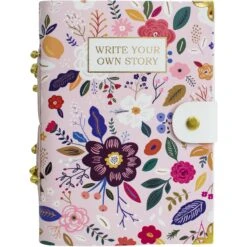 Leather N/book Folk Pink