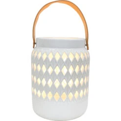 Mediterannean Lantern Ivory