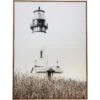 Framed Canvas Lighthouse