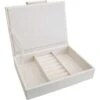 Jewellery Box Low Ivory