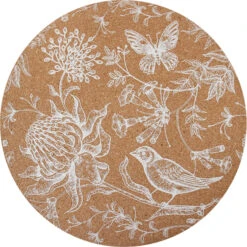Cork Placemat Hamptons S/4