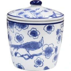 Cannister/planter Blossom/bird Med