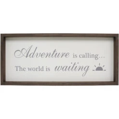 Sign Adventure Is Calling