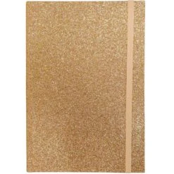 Notebook A5 Glitter Champagne
