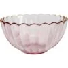 Glass Bowl Med Plum/gold