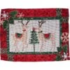 Placemat Reindeer Pair