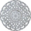 Wall Decor Mandala Grey Lrg