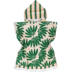 Kids Towel Poncho W/ Bag Bananas
