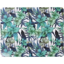 Placemat Tropical Orchid Med S/4