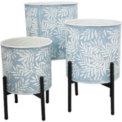 Planters S/3 Leaf Sky