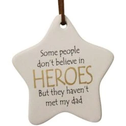 Hanging Star Dad Hero