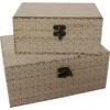 Boxes Trellis Stamp S/2